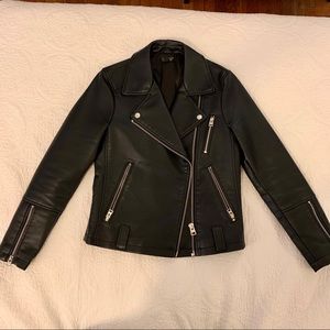 Black Top Shop Leather Jacket